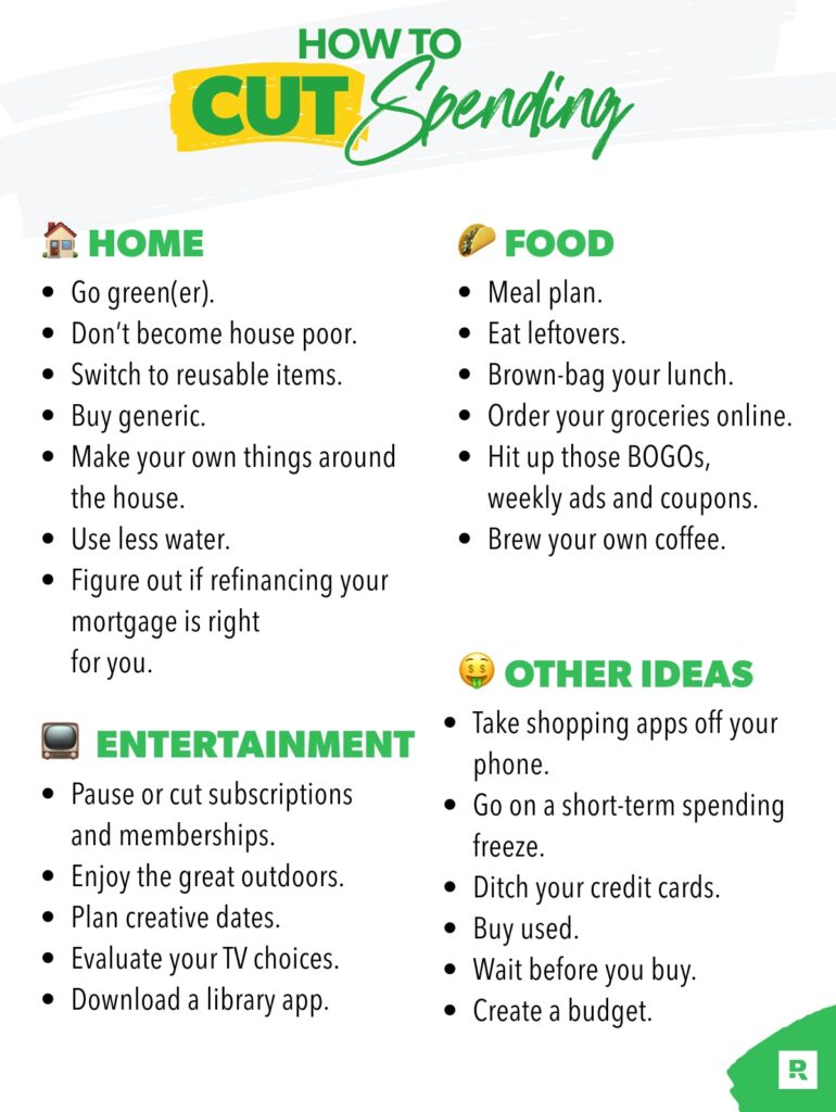 solutions for reducing household expenses